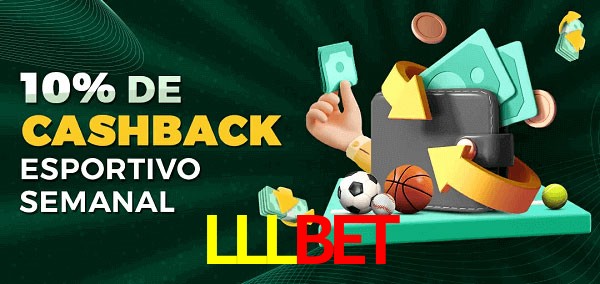 10% de bônus de cashback na LLLBET