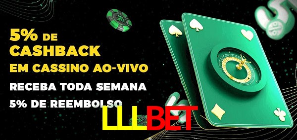 Promoções do cassino ao Vivo LLLBET